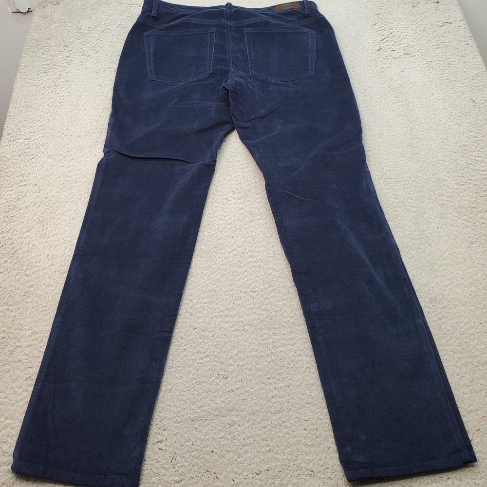 Dunning Golf Chino Pants Men 33/32 Blue Corduroy Performance Quick Dry D7F23P749